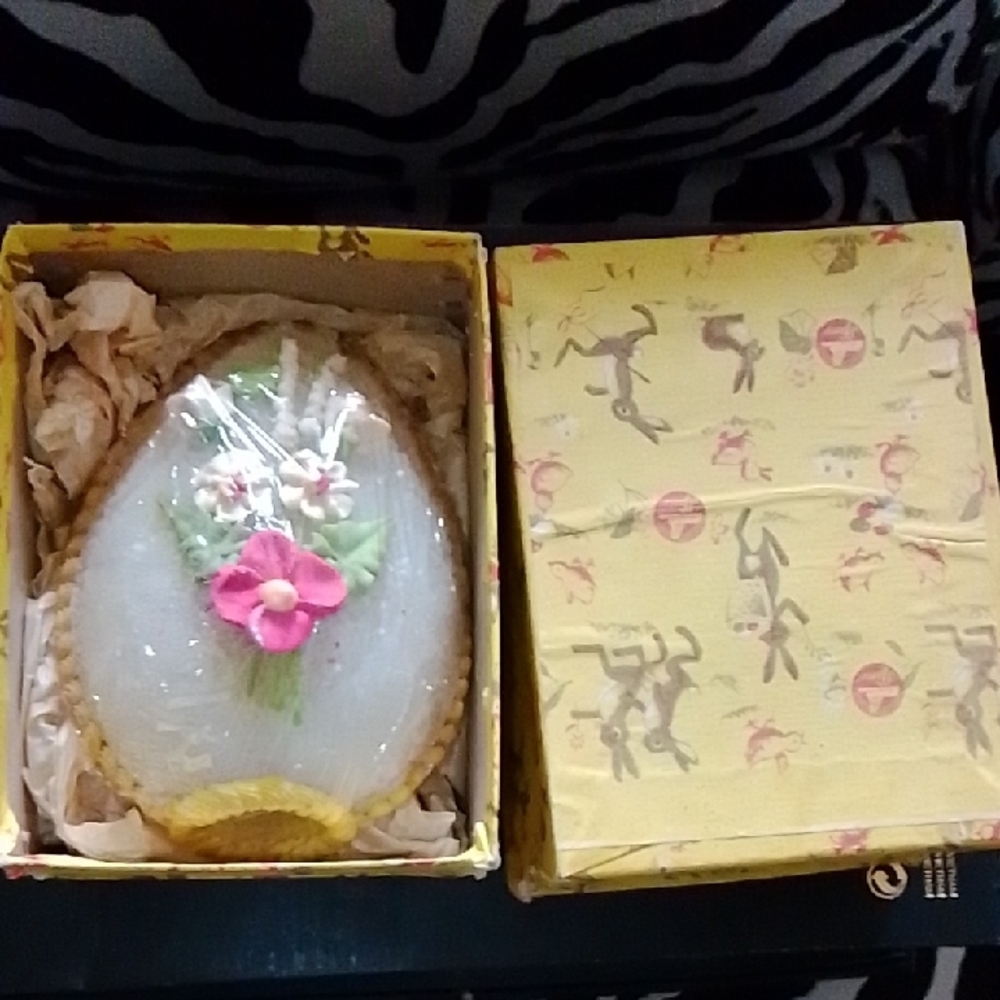 Decorative Egg with Floral Design